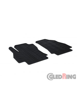 Original Gledring Passform Fußmatten Gummimatten 2 Tlg. - Fiat Qubo 2008->
